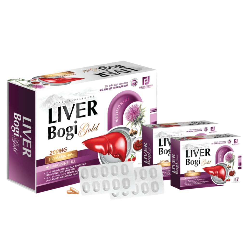 LIVER BOGI GOLD Viên uống hỗ trợ gan