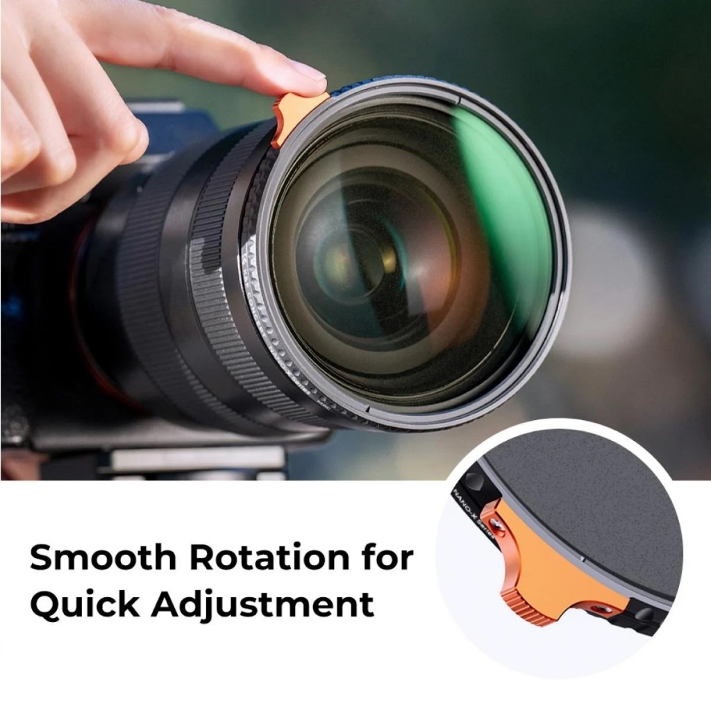 Kính lọc Filter K&F Concept Black Mist 1/4 + ND2-ND32 Nano-X, Chính hãng