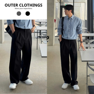 Quần âu nam ống suông Out.3r S90 – Quần dài thiết kế cạp cao, xếp li tinh tế, nhiều màu sắc trẻ trung