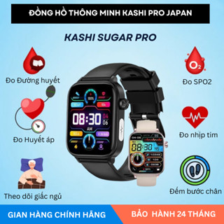 Đồng hồ thông minh đo đường huyết K Sugar Pro Kashi Japan Chính Hãng - Đo huyết áp, đo nhịp tim, theo dõi sức khỏe