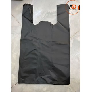 [ 1kg ] Túi 2 Quai Đen Nhám ( đựng rác , gói hàng...)