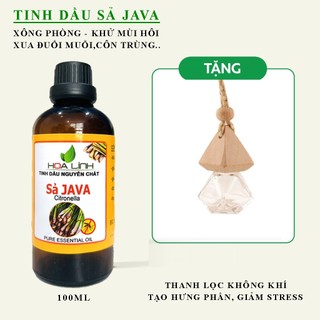 Tinh dầu sả java đuổi muỗi, kiến và côn trùng 100ml - 500ml - Hoa Linh / Tặng Vỏ chai xịt