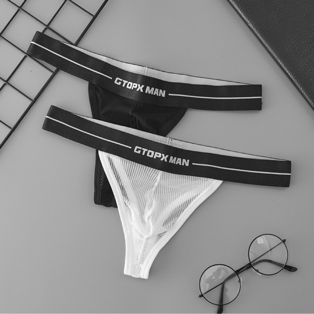 Quần Lót Nam Tam Giác Thun Lưới Thoáng Mát Gtopx Man