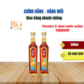  Compo 2 chai Nước Mắm Nam Ngư Cá Cơm Tươi Chai Thủy Tinh 500ml 
