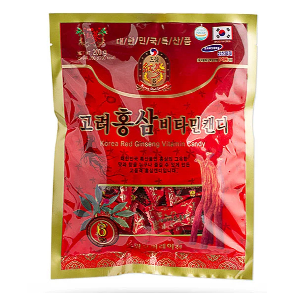 Sâm Hoàng Diệu - Kẹo Hồng Sâm Vitamin Hàn Quốc  Số 6 200g Samsung