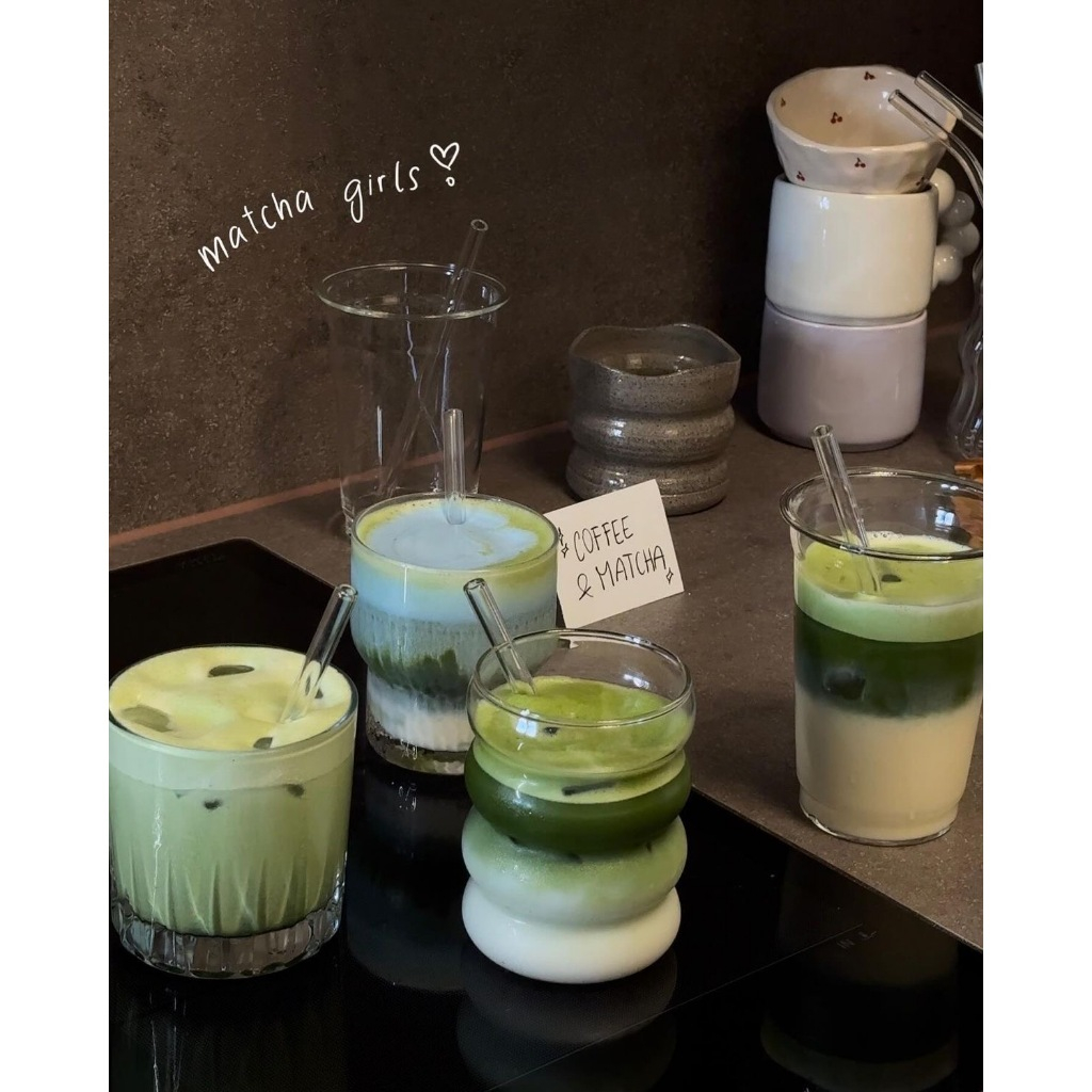 /NHIỀU MẪU/ - Tổng hợp ly thuỷ tinh, cốc uống matcha phong cách Hàn Quốc, ly cà phê, homecafe | BigBuy360 - bigbuy360.vn