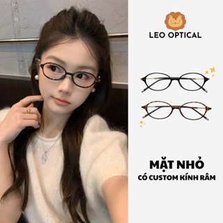 Kính mắt Ovista dáng dẹt nhỏ mắt bé LEO OPTICAL W72376