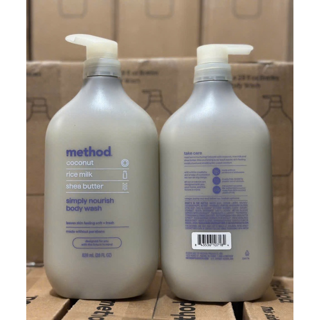 chai sữa tắm Method Body 828ml bản Mỹ