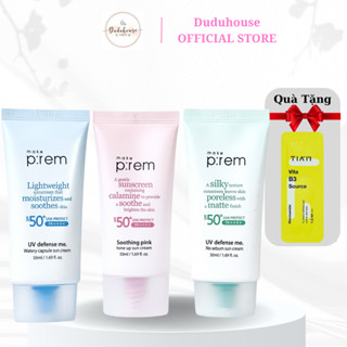 Kem Chống Nắng Vật Lý Make Prem UV Sun Cream Make P:rem SPF 50+ PA++++ NEW Kiềm Dầu 50ml Duduhouse