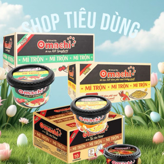Mì Omachi Trộn Spagety, Trứng Muối Thùng 12 Tô X 105G