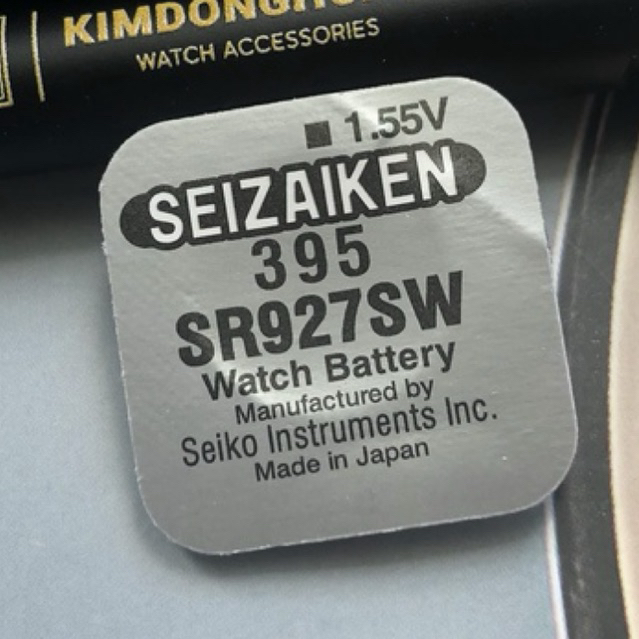 Hộp 1 Viên Pin Seizaiken SR927SW SR927W SR927 927 395 Pin Đồng Hồ Đeo Tay Thụy Sỹ
