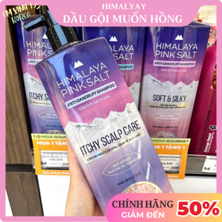 Dầu Gội Muối Hồng Himalaya Pink Salt 650ml – Giảm Ngứa Da Đầu, Ngăn Rụng Tóc, Tóc Mềm Mượt Óng Ả