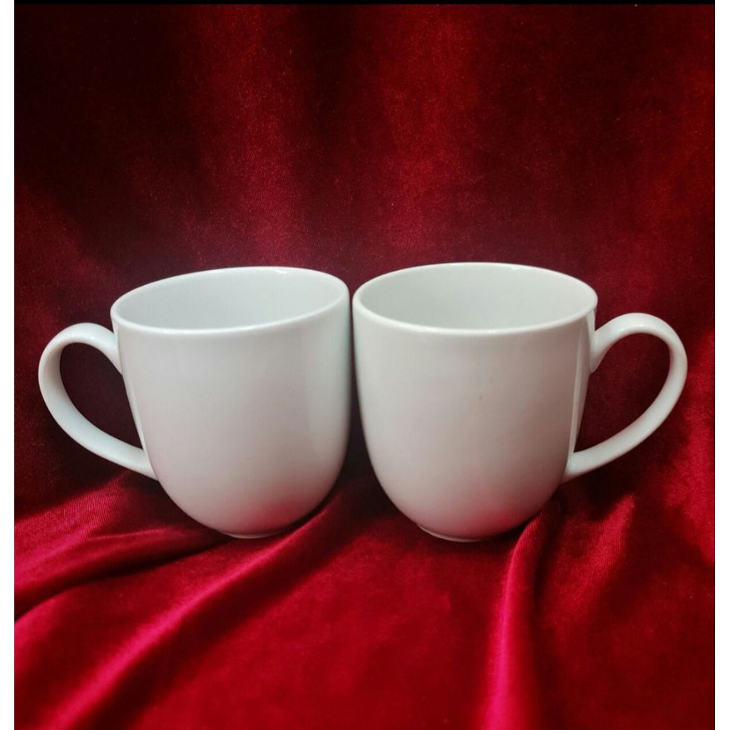 Combo 2 Ly sứ trắng Minh Long 400ml - ly sứ minh long 400ml