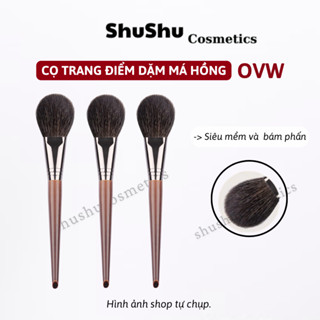 【OVW Cọ Trang Điểm Má Hồng XQ03 Từ Lông Thật Tự Nhiên SHUSHU COSMETICS