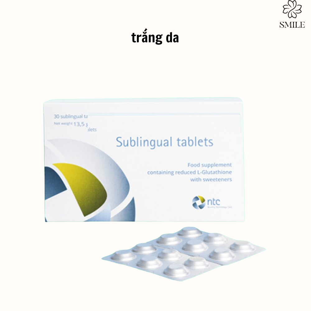 N.g.ậ.m trắng da NTC Glu Subilingual Tablets 100mg
