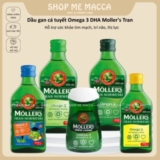 Dầu gan cá tuyết Hương Chanh  Moller's Tran sitronsmak