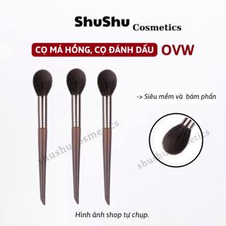 【OVW Cọ Trang Điểm Highligh, Má Hồng OVW XQ05 Từ Lông Thật Tự Nhiên SHUSHU COSMETICS