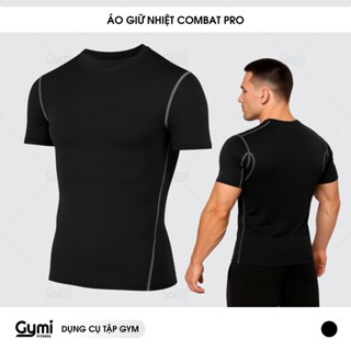 Áo Thun Giữ Nhiệt Tay Ngắn Combat Pro - Áo Thun Nam Tập Gym Cao Cấp, Bóng Đá, Bóng Rổ, Chơi Thể Thao