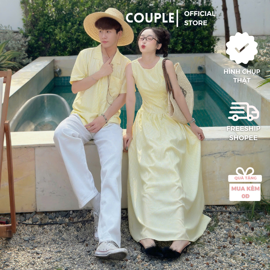 Đồ đôi nam nữ COUPLE LOVE - HÌNH THẬT- đồ đôi nam nữ set couple, đồ biển đôi, áo đôi nam nữ
