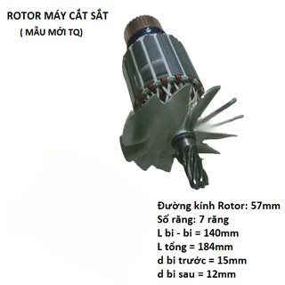 Rotor máy cắt sắt đá 355mm Trung Quốc thông dụng ( YB66)