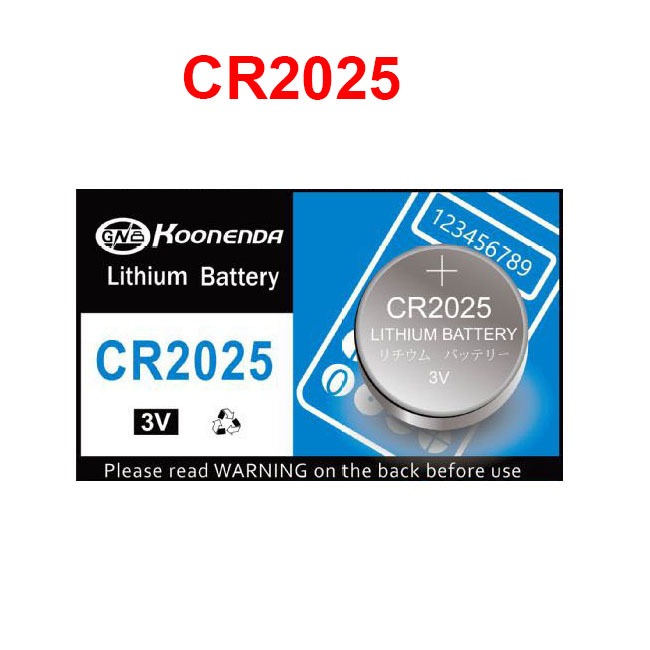 Pin cúc áo CR2025 Lithium 3V dùng cho các thiết bị điện tử (Giá 1 Viên)