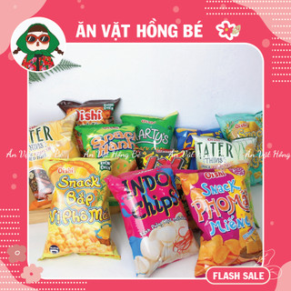   GÓI KHỔNG LỒ 68G  Bim bim Oishi đủ vị hàng chính hãng Đồ ăn vặt 