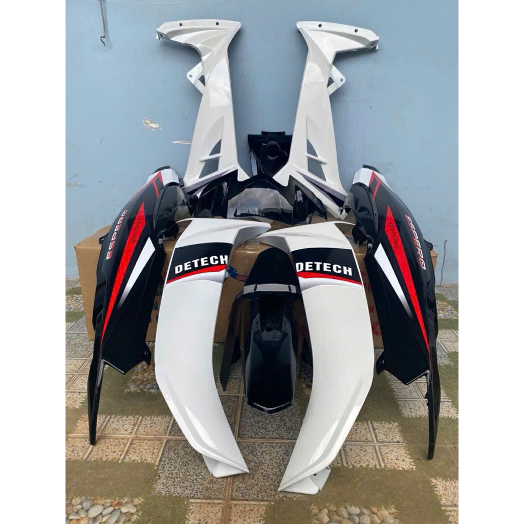 DÀN ÁO SIRIUS 50/110 NHỰA ABS ( 10 MÓN,DÈ FI NHƯ HÌNH)