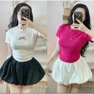 Quần short nữ Đùi bí ngô bo cạp chun lưng thun có giãn chất gió mềm lên dáng siêu xinh