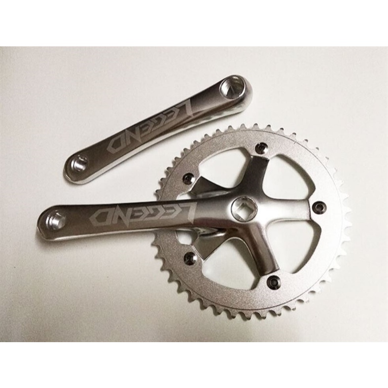 Đùi đĩa nhôm cho xe đạp Fix gear LGEND 1 tầng cốt vuông