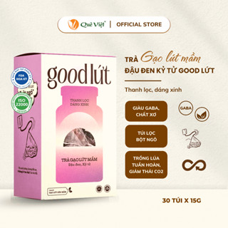  Trà gạo lứt mầm đậu đen kỷ tử Good Lứt Thanh lọc cơ thể nguyên liệu tự nhiên lành tính hỗ trợ cải thiện hộp 450gr 