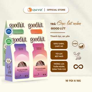  Trà gạo lứt mầm Good Lứt - Thanh nhiệt đẹp da tăng cường miễn dịch an toàn tự nhiên tốt cho sức khoẻ 150gram 