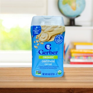 (HÀNG AIR) Bột ăn dặm Gerber cho bé từ 4 tháng, 6 tháng, 8 tháng, 12 tháng (Không chứa Sữa)