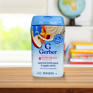 (HÀNG AIR) Bột ăn dặm Gerber cho bé từ 4 tháng, 6 tháng, 8 tháng, 12 tháng (Không chứa Sữa)