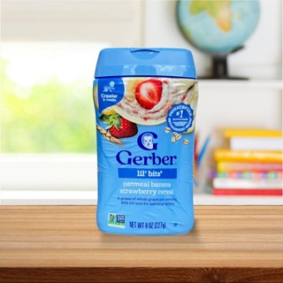 (HÀNG AIR) Bột ăn dặm Gerber cho bé từ 4 tháng, 6 tháng, 8 tháng, 12 tháng (Không chứa Sữa)