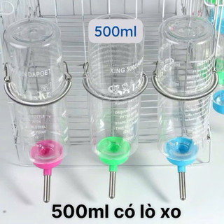 Bình nước bi 80ml / 125ml / 250ml / 500ml  cho hamster, thú cưng,...