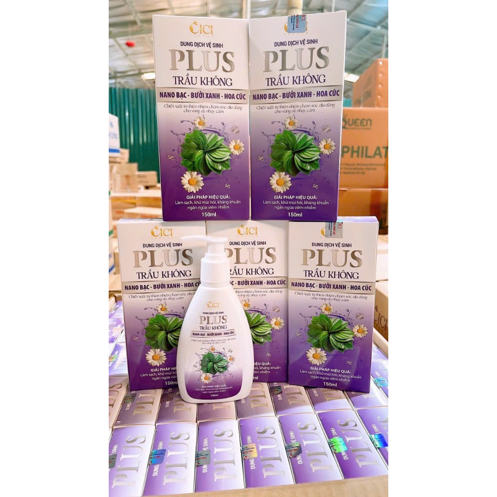 Dung dịch vệ sinh Plus trầu không Queen 150ml