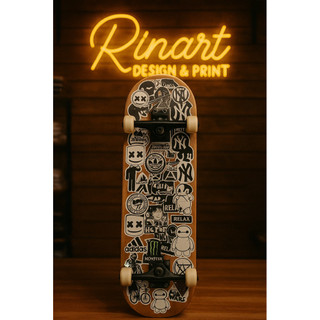 STICKER LOCAL BRAND TRẮNG ĐEN SIÊU CHẤT