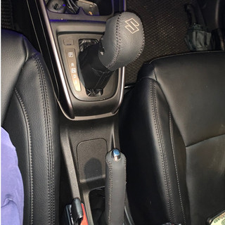 Bọc cần số & phanh tay xe Suzuki Ertiga, Swift, XL7 (AT) da bò nhập khẩu, khâu thủ công