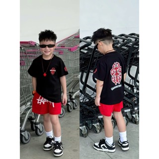 Bộ quần áo cộc tay cho bé trai hình sytu đỏ, set cotton trẻ em,TPKIDS,[M1093]