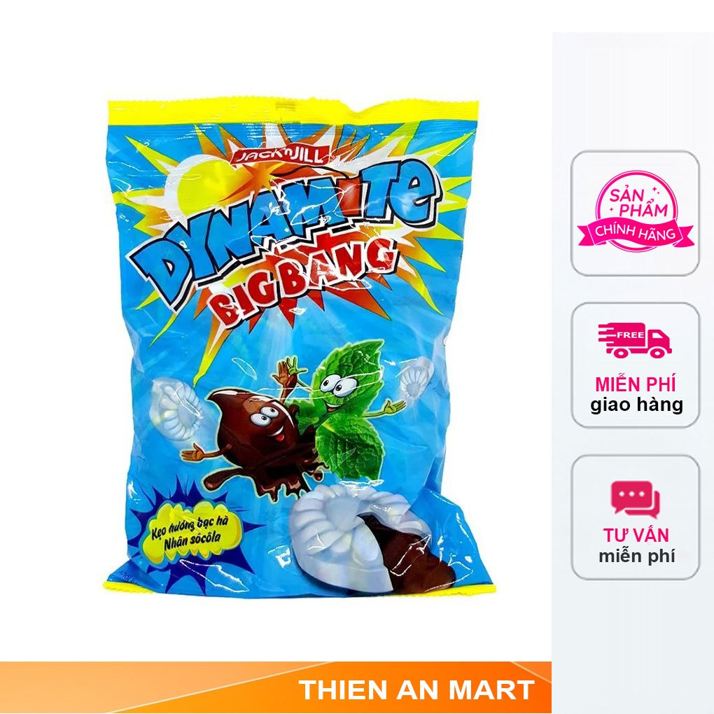 Kẹo Dynamite bigbang bạc hà nhân socola 330g