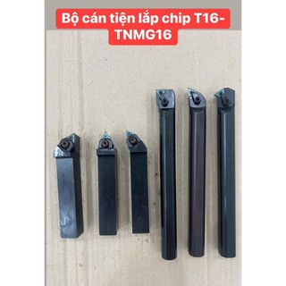 Bộ cán tiện lắp chip T16 TNMG16 gồm tiện ngoài và tiện lỗ