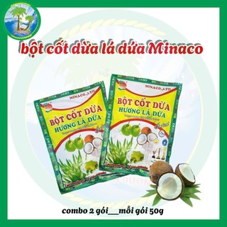 ( combo 2 gói)BỘT CỐT DỪA HÒA TAN SANCA[50gx 2]