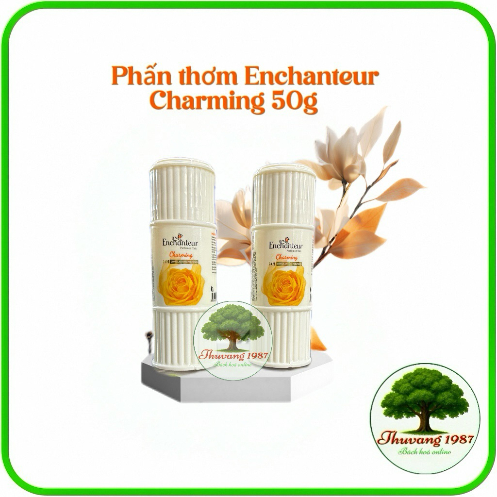Phấn thơm Enchanteur charming  50g khử mùi hương nước hoa dịu nhẹ