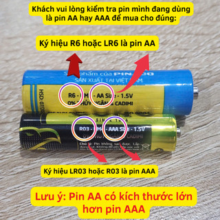 [Một cặp] pin nhí AAA dùng cho remote, đồ chơi điện tử