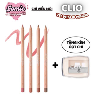 ( TẶNG CHUỐT ) Chì Kẻ Viền Môi Clio Velvet Lip Pencil