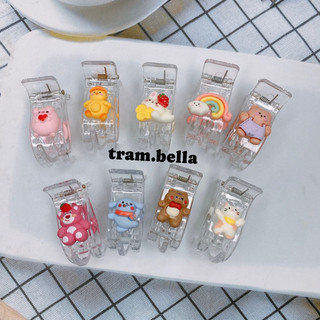 Kẹp Tóc Càng Cua 3 Răng 5 răng Hình Dễ Thương tram.bella