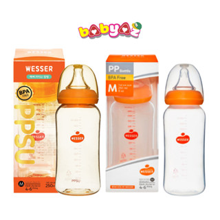 Bình Sữa Wesser Cổ Hẹp PP PPSU Bình Sữa Cho Bé Sơ Sinh và Bé Lớn