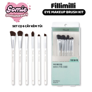 Bộ 6 Cây Kèm Túi - Set Cọ Trang Điểm Mắt Fillimilli Eye Makeup Brush Kit