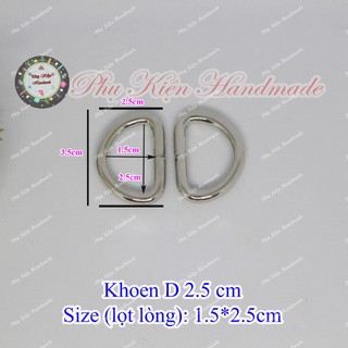 Khoen D 2.5cm (19k/1cặp)