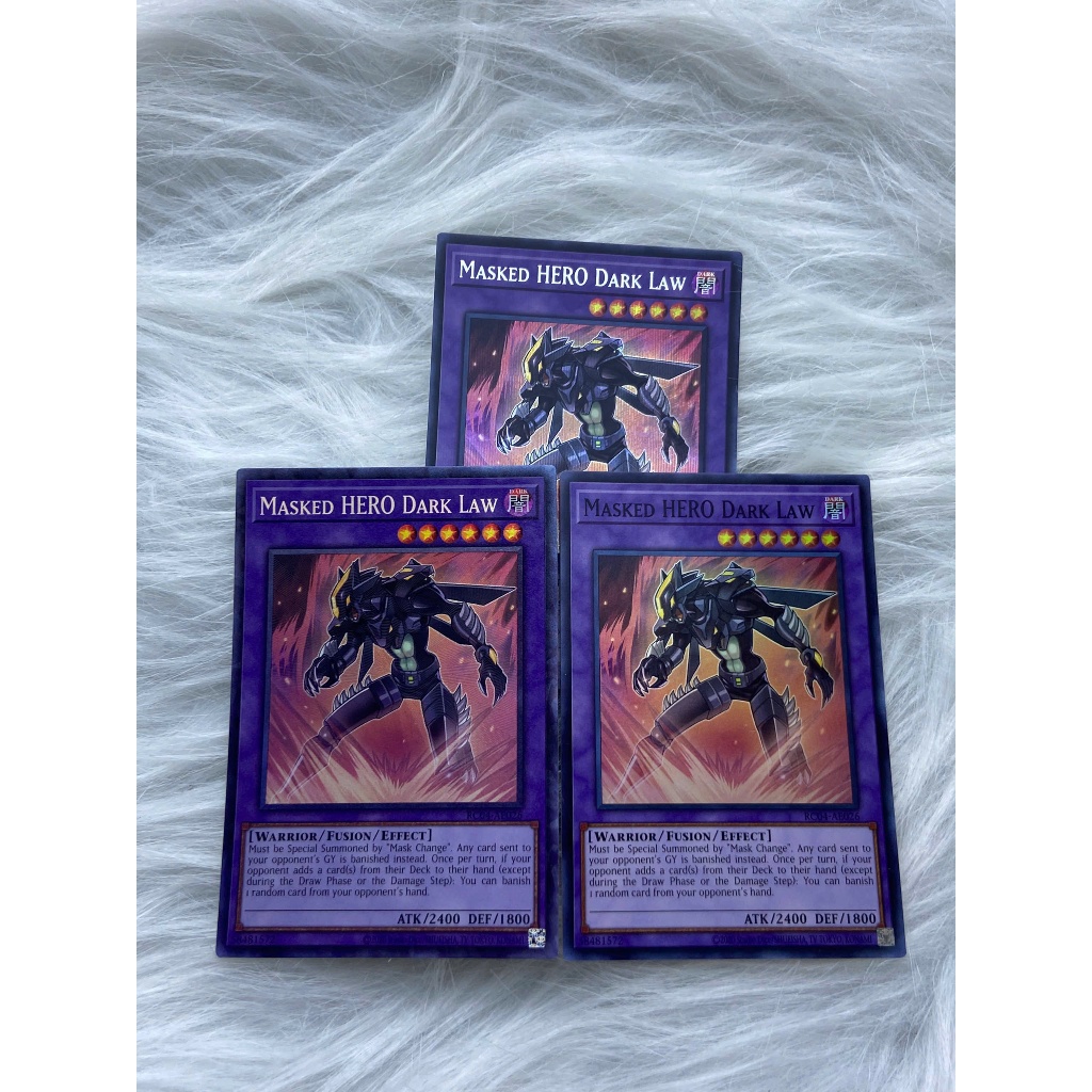 Thẻ Bài Yugioh Chính Hãng: Masked HERO Dark Law (RC04-AE026)